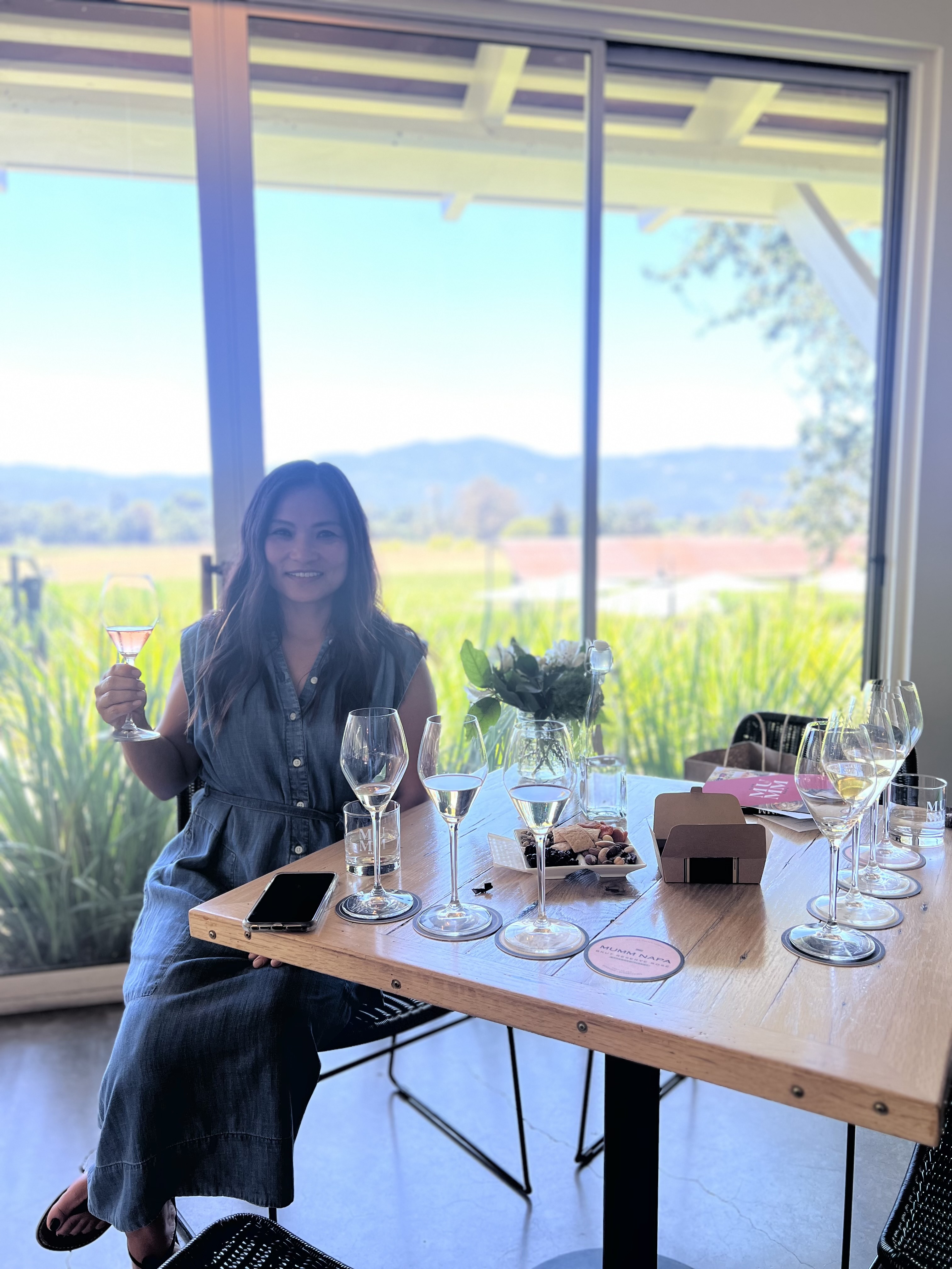 Steph at Mumm Winery