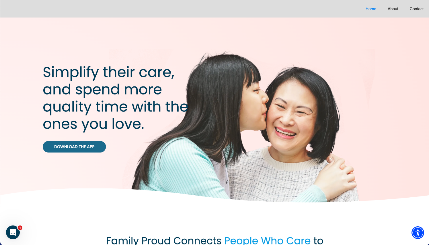 Family Proud UI screenshot